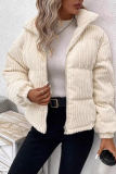 Autumn And Winter Fashion Warm Corduroy Puffer Jacket