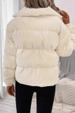 Autumn And Winter Fashion Warm Corduroy Puffer Jacket