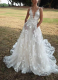 Sexy White Strappy Tutu Lace Bridal Wedding Dress