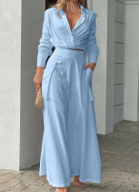 Stylish Two-piece Commuting Trendy Shirt Set