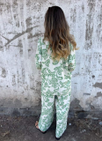 2025 Hot Sale Women's Printed Shirt and Pants Set