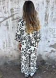 2025 Hot Sale Women's Printed Shirt and Pants Set