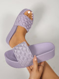 2025 Summer Fashion All-Matching Beach Vacation Thick Bottom Women's Sandal Slippers
