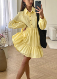 2025 Casual Spring New Cotton Shirt Dress