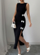 2025 Sexy Temperament Slim Bowknot Vest Dress