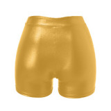 Solid Color Fashionable Sexy Slim Leather Pants