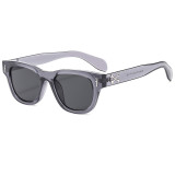 New Square Fashion Sunglasses Retro Internet Hot Men Glasses