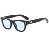 New Square Fashion Sunglasses Retro Internet Hot Men Glasses
