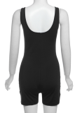 Fashionable And Sexy Letter Hot Diamond Casual Sling Slim Jumpsuit