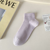 Socks Cotton Women Spring/Summer Thin Hollow Low-Top Sports Socks Mesh Breathable Women's All Cotton Socks