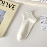 Socks Cotton Women Spring/Summer Thin Hollow Low-Top Sports Socks Mesh Breathable Women's All Cotton Socks