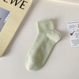 Socks Cotton Women Spring/Summer Thin Hollow Low-Top Sports Socks Mesh Breathable Women's All Cotton Socks