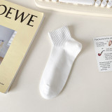 Socks Cotton Women Spring/Summer Thin Hollow Low-Top Sports Socks Mesh Breathable Women's All Cotton Socks