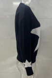 Round Neck Threaded Temperament Personality Sweater Knitted Pullover