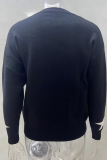 Round Neck Threaded Temperament Personality Sweater Knitted Pullover
