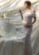 Fashionable 3D Flower One Shoulder Dress