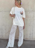Sexy See-through Lace Low-rise Pants