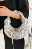 New Hand-Woven Ramen Bag Wire Bag Hand-Held Shoulder Underarm Messenger Bag