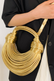 New Hand-Woven Ramen Bag Wire Bag Hand-Held Shoulder Underarm Messenger Bag