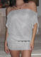 New Style Off-shoulder Shimmering Loose Hip Dress