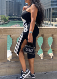Digital Printed Casual Tank Festival Bodycon Dress