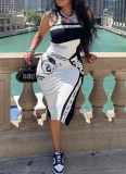Digital Printed Casual Tank Festival Bodycon Dress
