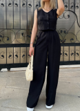 Casual Fashion Vest Trousers Two-piece Set