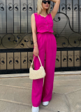 Casual Fashion Vest Trousers Two-piece Set