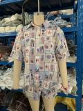 2025 New Printed Casual Shirt Shorts Set