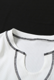 New Style Personalized Solid Color U-Neck Sleeveless Navel-Baring Vest Drawstring Shorts Two-Piece Set