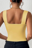 New Wide Shoulder Strap Sleeveless Top Sexy Slim Hot Girl Camisole