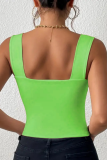 New Wide Shoulder Strap Sleeveless Top Sexy Slim Hot Girl Camisole