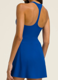 Sports Running Fitness Tennis Skirt With Chest Pad Golf Dress (with anti-exposure bottom)