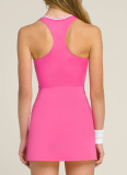 New Nude Sports Summer New Outdoor Running Fitness Tennis Dress (with anti-exposure bottom)