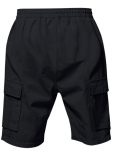 Sports Casual Loose Solid Color Linen Drawstring Shorts