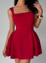 New Slim Backless Sleeveless Vest Suspender Dress