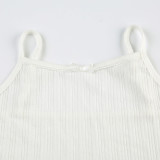 Summer Jacquard Ladies Suspender Shorts Set Home Two-piece Set