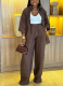 Casual Fashion Cross-border Three-quarter Sleeve Top Shirt Pants Two-piece Set