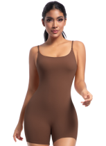 Suspender Jumpsuit Dance Running Fitness Sports One-Piece Tight Yoga Suit