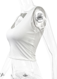 Summer Leisure New Women'S Suspenders Beautiful Back Small Vest