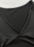 Summer Sexy Slim Fit V-Neck Short-Sleeved Tops For Hot Girls