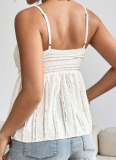 White Summer Hot Girl Sweet Breathable Camisole For Women