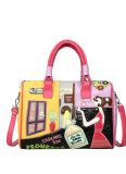 Personalized PU Embroidery Women'S Zipper Bag
