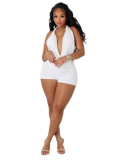 2025 New Backless Lace-up Shorts Two-piece Set