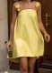 New Sexy Suspender Style Flower Loose Holiday Style Dress