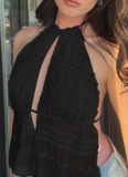Summer Backless Beautiful Beach Vacation Hot Girl Tops Wholesale