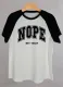 Summer Black And White Stitching Letter Printing Ladies Short-Sleeved T-Shirt Wholesale