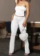 Sexy Wrap Top Casual Pants Yoga Sports Two-piece Set Wholesale