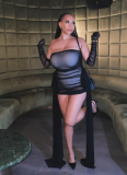 Sexy Solid Color Sleeveless Tube Top Short Dress With Ribbon