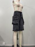 New Casual Workwear Retro Denim Shorts